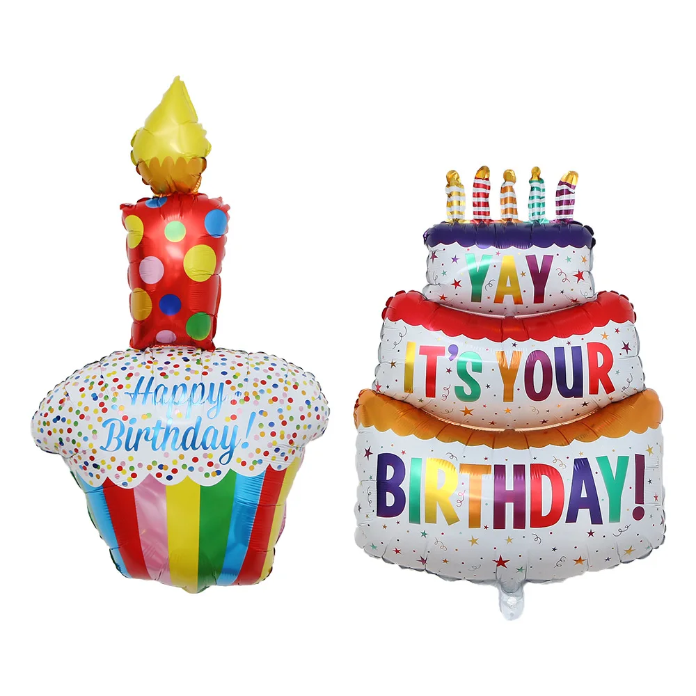 1pc Candle Cake Aluminum Film Balloon Children's Anniversary Birthday Party Decoration
1pc Candle Cake Aluminum Film Balloon Children's Anniversary Birthday Party Decoration