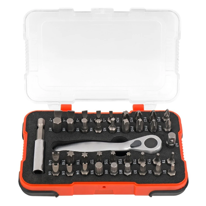39 Piece Special-Shaped Screwdriver Screwdriver Screwdriver Set Silver & Black Metal Ratchet Screwdriver Screwdriver Head
39 Piece Special-Shaped Screwdriver Screwdriver Screwdriver Set Silver & Black Metal Ratchet Screwdriver Screwdriver Head