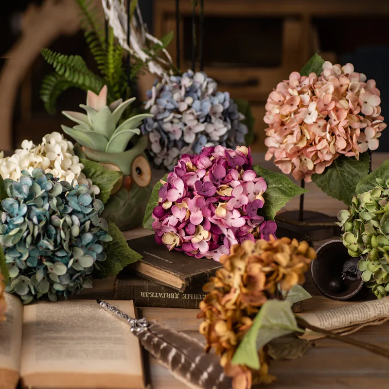 Artificial Hydrangea Silk Flower Single Plastic Artificial Flower Shop Decoration Flower Arrangement Wedding Artificial Flower
Artificial Hydrangea Silk Flower Single Plastic Artificial Flower Shop Decoration Flower Arrangement Wedding Artificial Flower