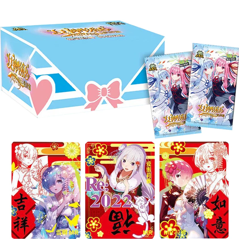 

2023 Подлинная Коллекция аниме богини история открыток бустер игровая коробка окружающая Высокая редкость SR SSR карточные игрушки для детей Подарки