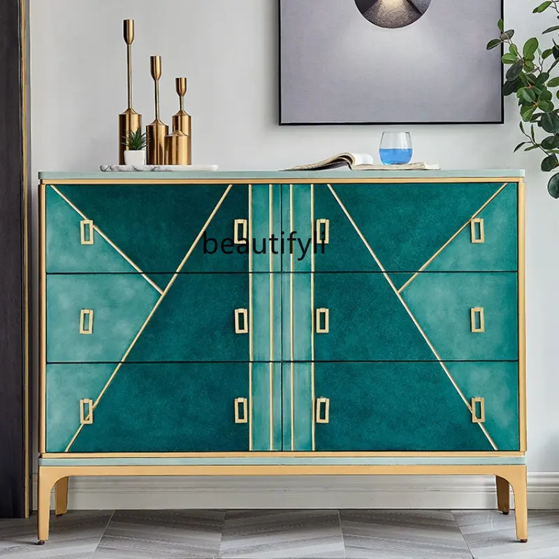 Light Luxury Bedroom Contrast Color Storage Organizer Nordic Chest of Drawers Decoration Side Cabinet Living RoomEntranceCabinet
Light Luxury Bedroom Contrast Color Storage Organizer Nordic Chest of Drawers Decoration Side Cabinet Living RoomEntranceCabinet
