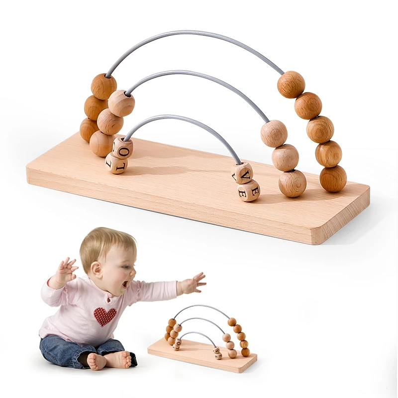 1Set Wooden Rainbow Abacus Board Wooden Beads 18mm Arithmetic Calculation MathToys Learning Gift Toddler Girls and Boys Abacus
1Set Wooden Rainbow Abacus Board Wooden Beads 18mm Arithmetic Calculation MathToys Learning Gift Toddler Girls and Boys Abacus