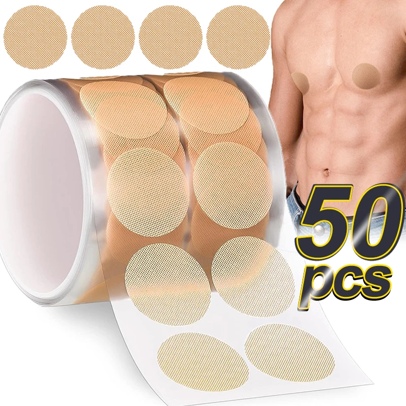 

2-50Pcs Men Nipple Cover Tape Pasties Adhesive Stickers Bra Pad Women Invisible Breast Lift Bra Running Protect Nipples Chest