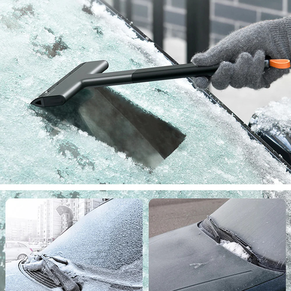 Car Ice Scraper Windshield Breaker Quick Clean Glass Brush Snow Remover TPU Tool Auto Window Winter Shovel | Автомобили и