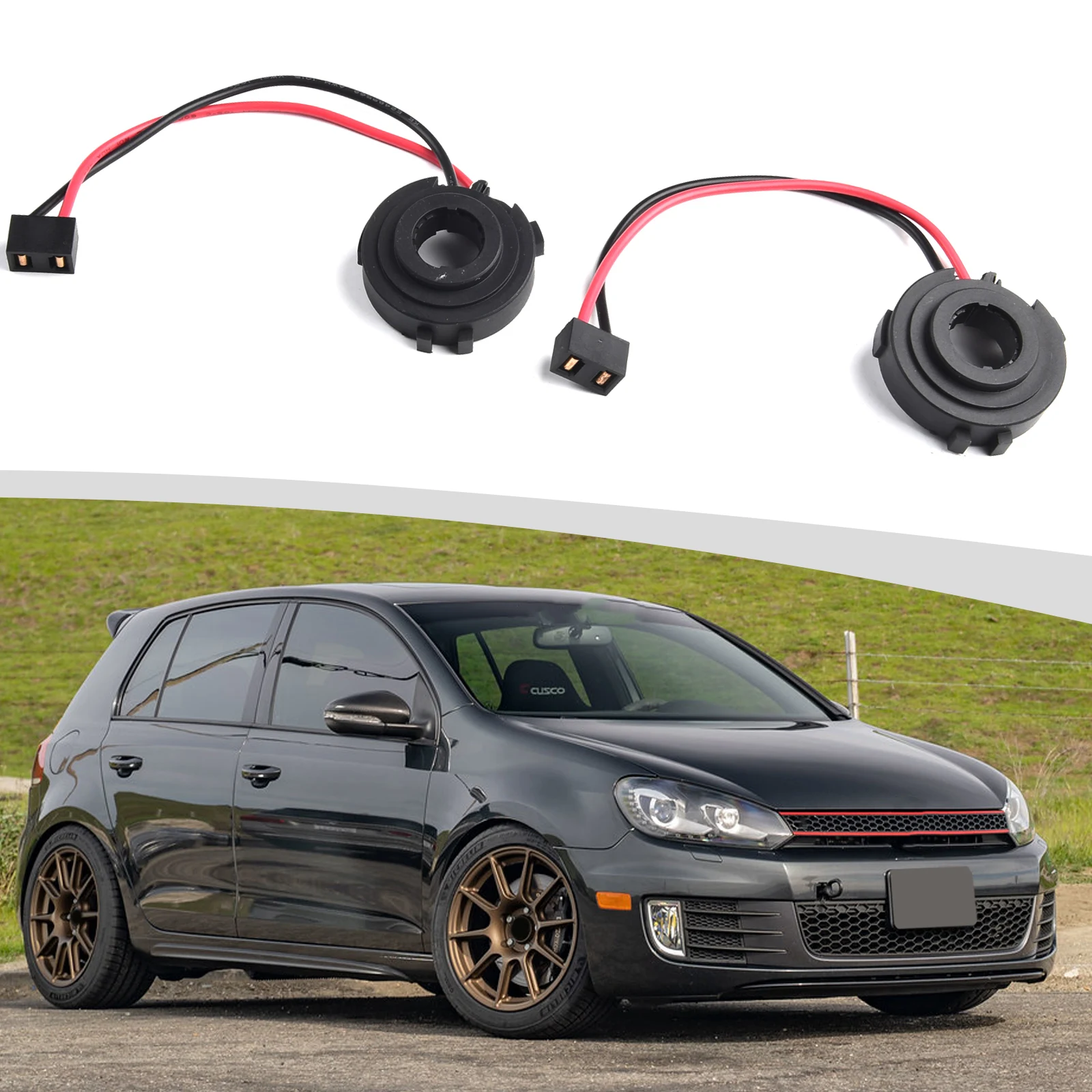 For Golf MK7 For Touran H7 LED Socket Adapters Socket Adapters H7 LED H7 Headlight Headlight Bases Metal+Plastic
For Golf MK7 For Touran H7 LED Socket Adapters Socket Adapters H7 LED H7 Headlight Headlight Bases Metal+Plastic