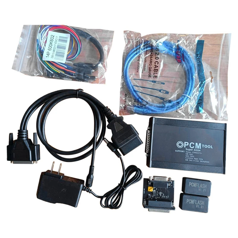 

V2.21.22 PCMTOOL OBD2 BENCH FLASH V1.20+V1.21 69 Modules Read Write ECU Ktmflash 67IN1 PCM Tool J2534 Tool Easy Install US Plug