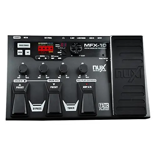 NUX MFX-10 Modeling Guitar Multi-Effects Processor Effects 55 Models 72 Presets with looper and Built-in Drum Machine
NUX MFX-10 Modeling Guitar Multi-Effects Processor Effects 55 Models 72 Presets with looper and Built-in Drum Machine