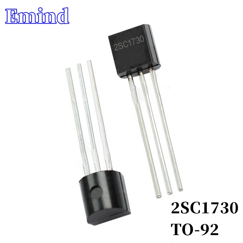 100Pcs 2SC1730 DIP Transistor TO-92 Type NPN Bipolar Amplifier Transistor 15V/50mA
100Pcs 2SC1730 DIP Transistor TO-92 Type NPN Bipolar Amplifier Transistor 15V/50mA
