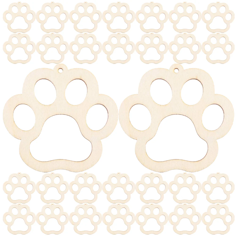 30 Pcs Unfinished Wood Slices DIY Craft Wooden Home Decors Pet Accessories Paws Shape Chips Discs
30 Pcs Unfinished Wood Slices DIY Craft Wooden Home Decors Pet Accessories Paws Shape Chips Discs