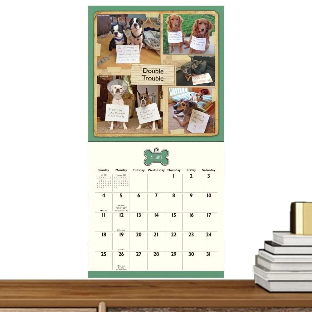 New Year's Gifts Dog Shaming Calendars Creative Time Planning Wall Decor Funny Calendar Paper Hanging Calendar Home
New Year's Gifts Dog Shaming Calendars Creative Time Planning Wall Decor Funny Calendar Paper Hanging Calendar Home