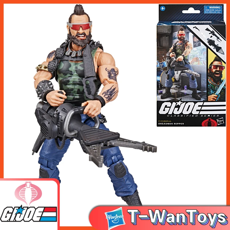 Hasbro G.I. Joe Classified Series Dreadnok Ripper, 102 6-Inch (150 Mm) Scale Premium Figure Collectible Toys with 6 Accessory
Hasbro G.I. Joe Classified Series Dreadnok Ripper, 102 6-Inch (150 Mm) Scale Premium Figure Collectible Toys with 6 Accessory