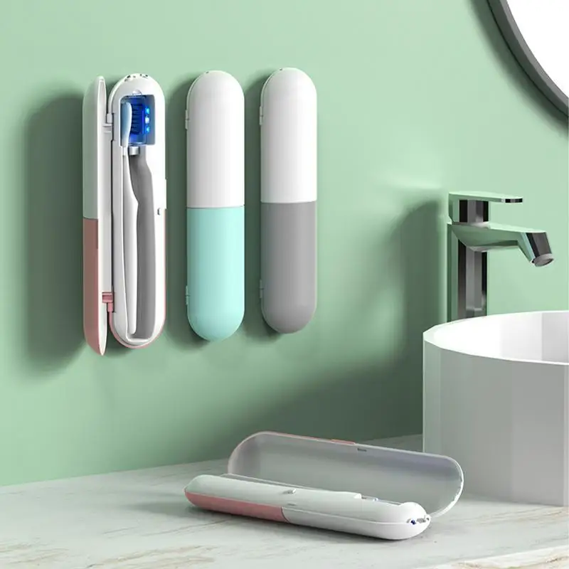 Portable UV Toothbrush Sanitizer Travel Case Sterilization And Sterilizer Box Cleaner Holder Fits Most Electric Toothbrush Heads
Portable UV Toothbrush Sanitizer Travel Case Sterilization And Sterilizer Box Cleaner Holder Fits Most Electric Toothbrush Heads