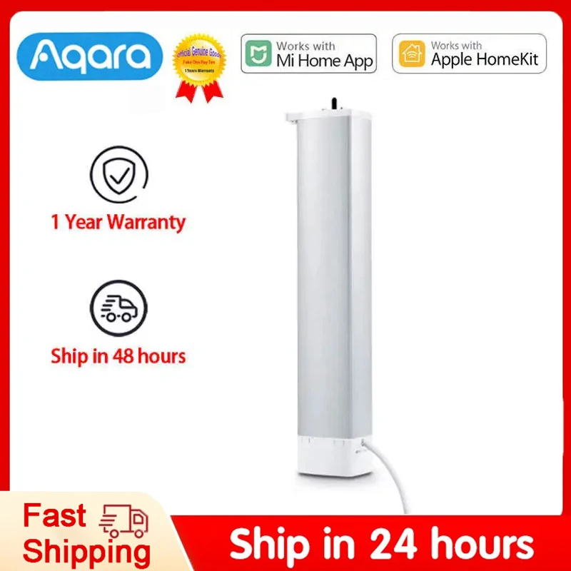 

Aqara Smart Zigbee Curtain Motor ZNCLDJ25LM smart APP Control Wireless Timing Setting Smart Home Work With Mi Home Homekit APP