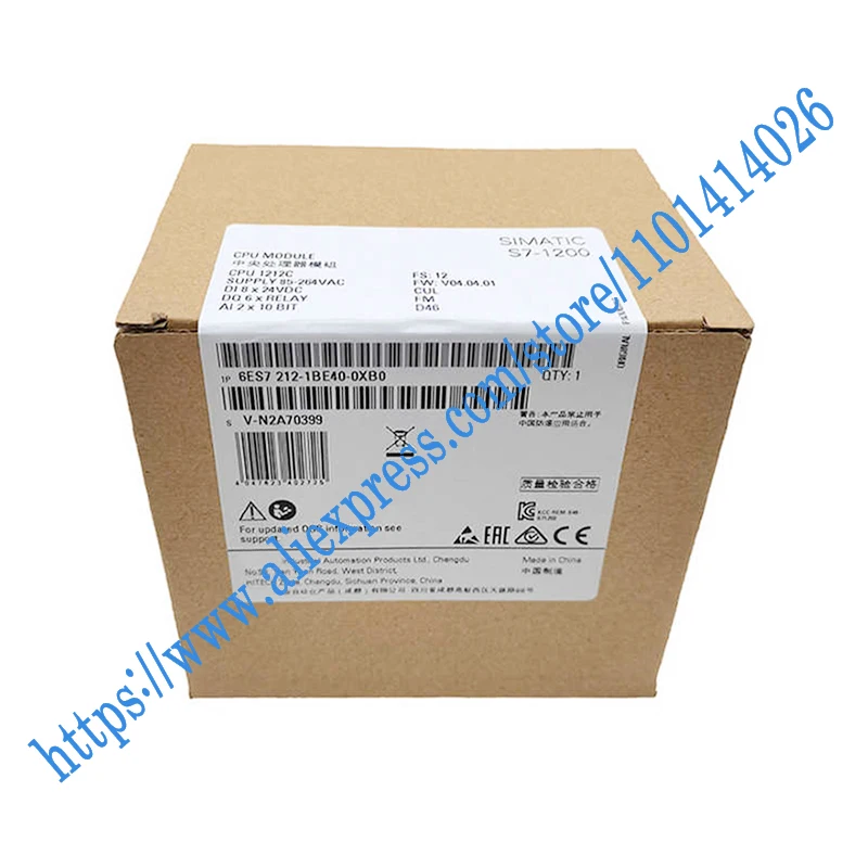 New Original PLC Controller 6ES7212-1BE40-0XB0 6ES7212-1HE40-0XB0 S7-1200, CPU 1212C, Compact CPU, AC/DC/Relay Fast Delivery
New Original PLC Controller 6ES7212-1BE40-0XB0 6ES7212-1HE40-0XB0 S7-1200, CPU 1212C, Compact CPU, AC/DC/Relay Fast Delivery
