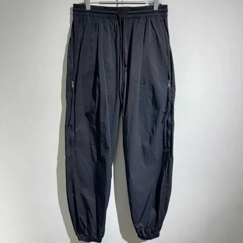 

High street ro Zipper pocket design Cargo Pants Men's Trousers Y2k Sweatpants Streetwear Joggers Traf Women's Clothing Clothes