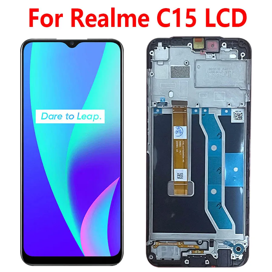 6.5'' Original For Realme C15 LCD Display Screen Touch Panel Digitizer Replacement Parts For Realme C15 LCD With Frame RMX2180
6.5'' Original For Realme C15 LCD Display Screen Touch Panel Digitizer Replacement Parts For Realme C15 LCD With Frame RMX2180