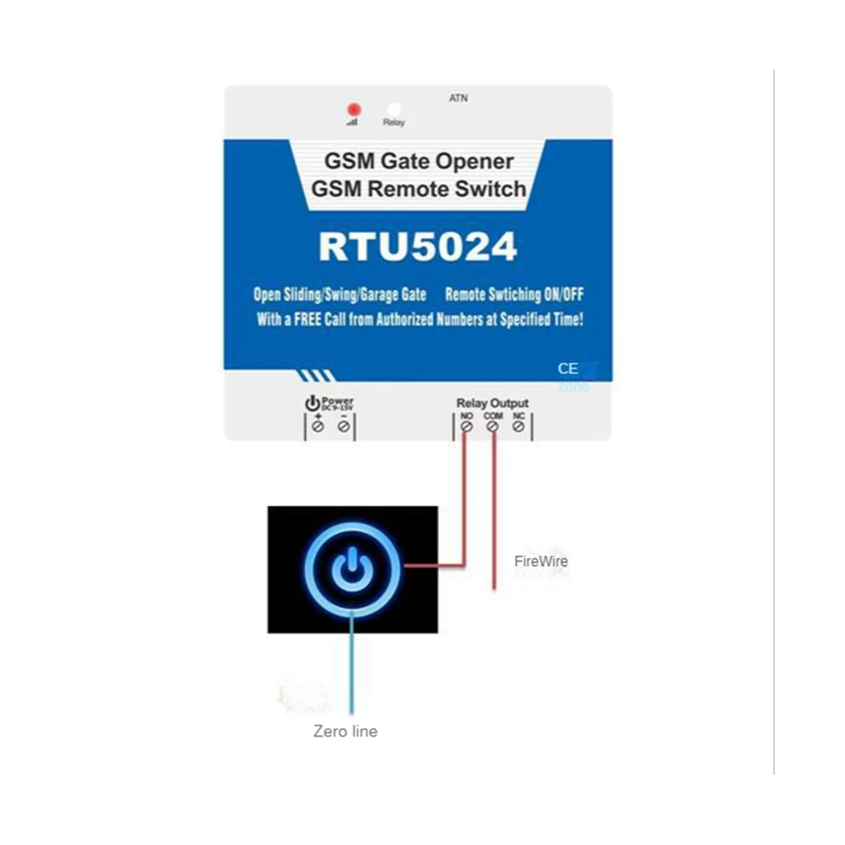 RTU5024 GSM Gate Opener Relay Switch Wireless Remote Control Door Access Long Antenna 850/900/1800/1900MHz Door Opener
RTU5024 GSM Gate Opener Relay Switch Wireless Remote Control Door Access Long Antenna 850/900/1800/1900MHz Door Opener