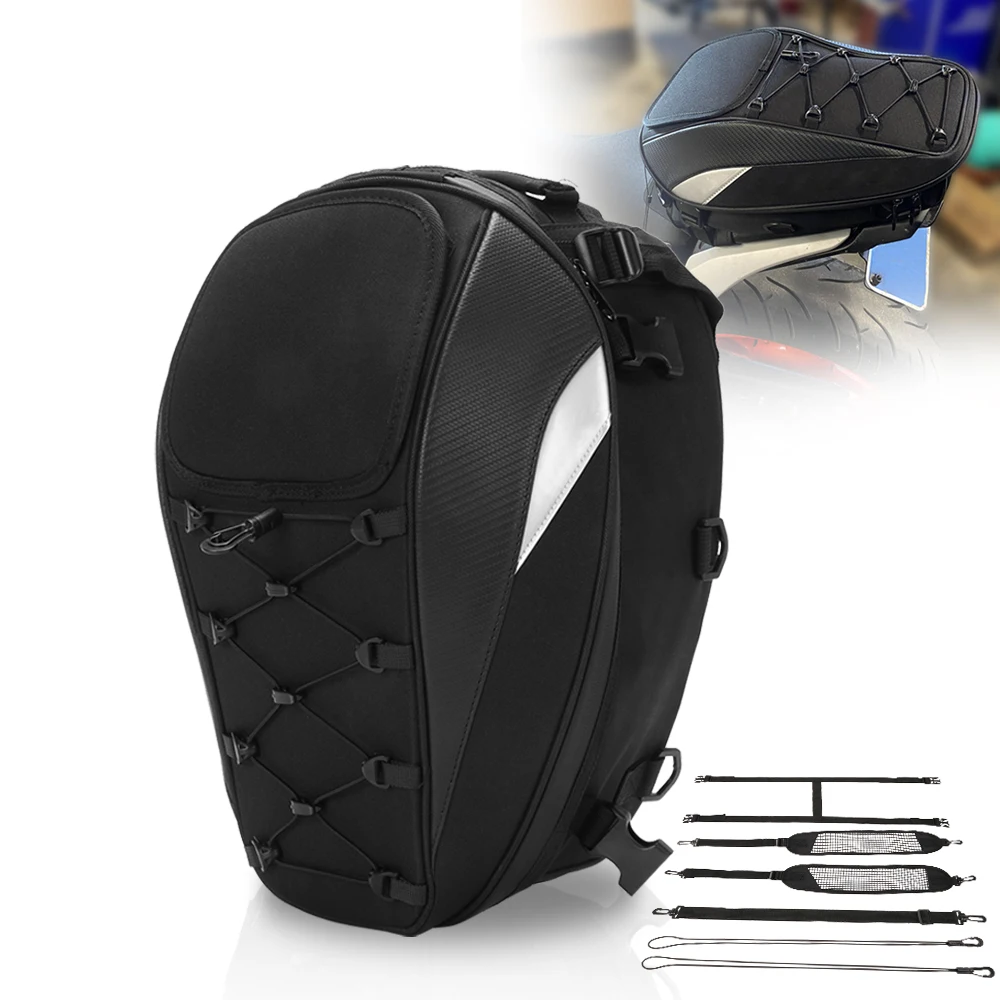 

Waterproof Motorcycle Tail Bag Rear Seat Bag High Capacity Rider Multifunction Backpack Tailbag For Yamaha BMW mt09 mt07 R1250GS