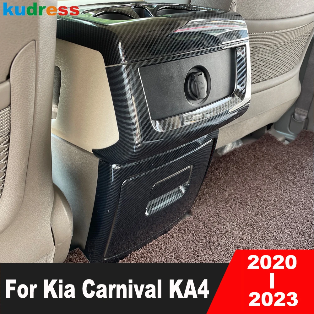 For Kia Carnival KA4 2020 2021 2022 2023 Carbon Fiber Car Rear Air Vent AC Outlet Cover Trim Armrest Box Water Cup Holder Frame
For Kia Carnival KA4 2020 2021 2022 2023 Carbon Fiber Car Rear Air Vent AC Outlet Cover Trim Armrest Box Water Cup Holder Frame
