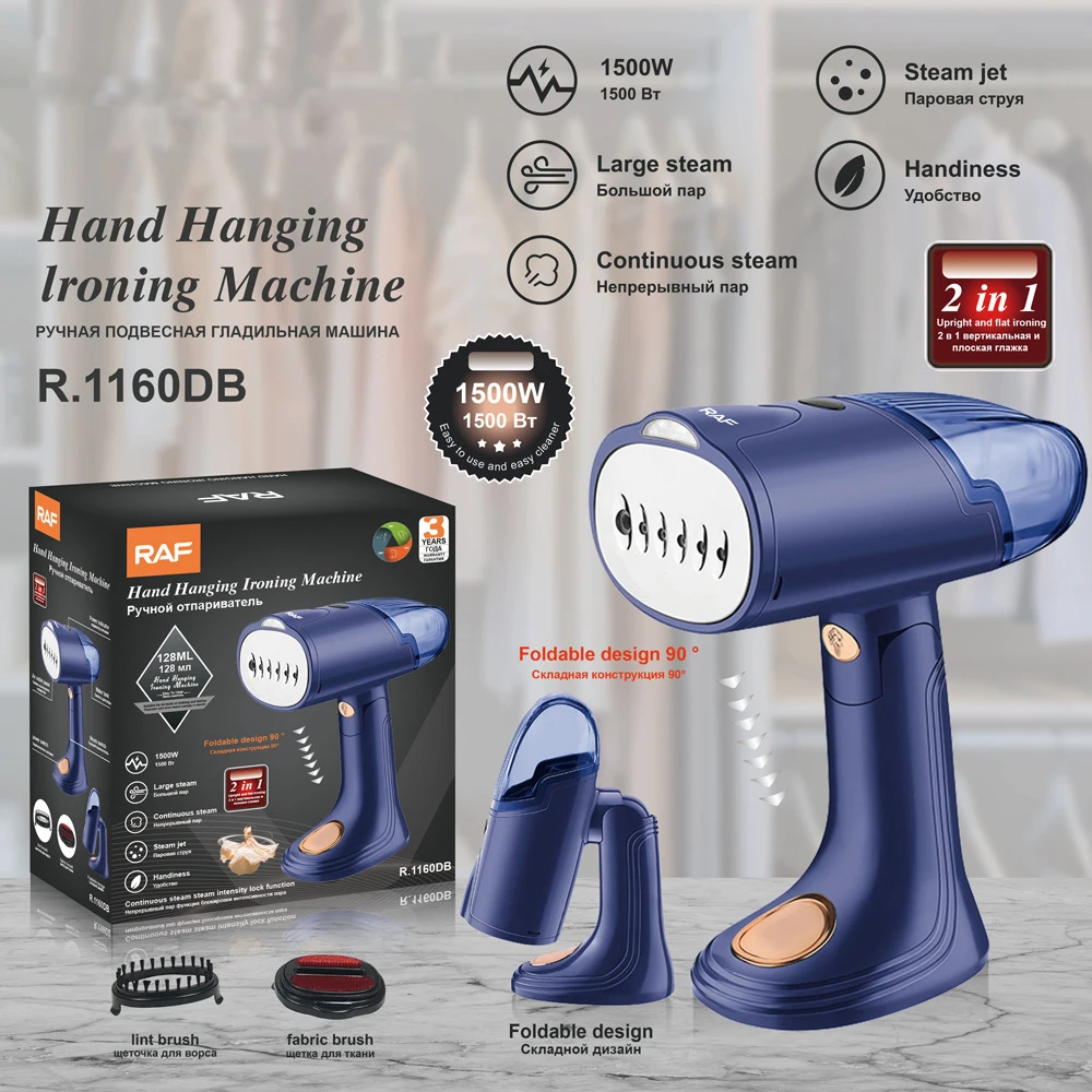 R.1160 Household Steam Iron 1500W Strong Power 350ML 2Color Multifunction Handheld Steam Ironing Machine
R.1160 Household Steam Iron 1500W Strong Power 350ML 2Color Multifunction Handheld Steam Ironing Machine