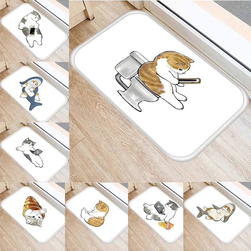 Kitchen Dining Table Printed Floor Mat Modern Cartoon Cat Floormat Bedroom Bathroom Entrance Doormat Home Decoration Carpet
Kitchen Dining Table Printed Floor Mat Modern Cartoon Cat Floormat Bedroom Bathroom Entrance Doormat Home Decoration Carpet