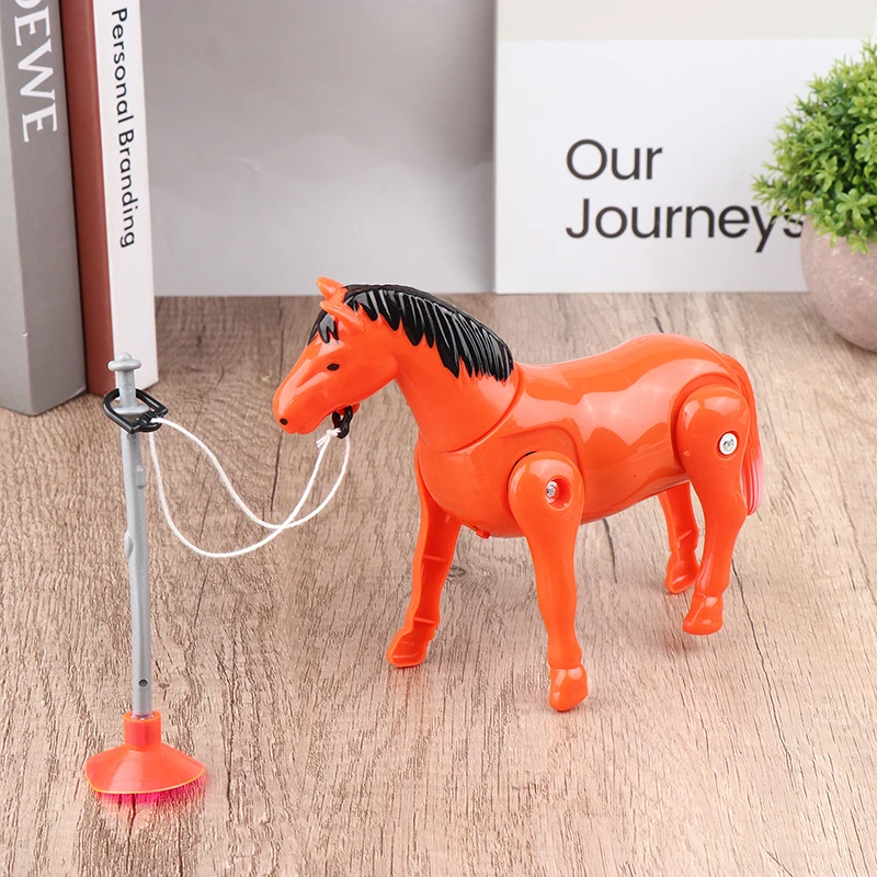 

Electric Horse Toy Install Easily Multipurpose Playing Hand-brain Collaboration Electric Horse Toy With Light Sound for Kids