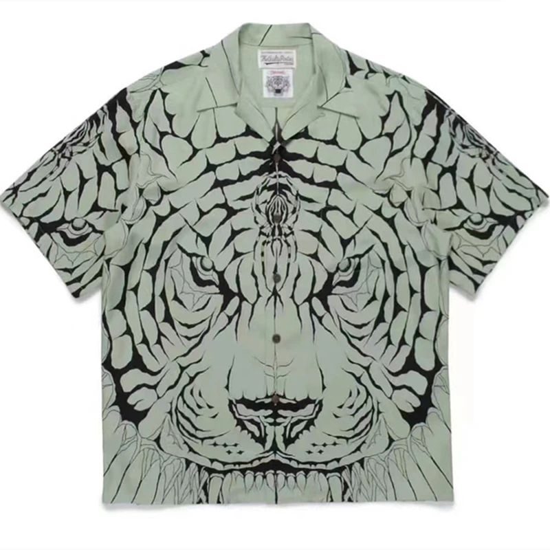 23SS Vintage Full of Wolf Head Prints Wacko Maria Shirt Men Women Top Quality Casual Hawaiian Shirts Tee Fashion Clothes
23SS Vintage Full of Wolf Head Prints Wacko Maria Shirt Men Women Top Quality Casual Hawaiian Shirts Tee Fashion Clothes