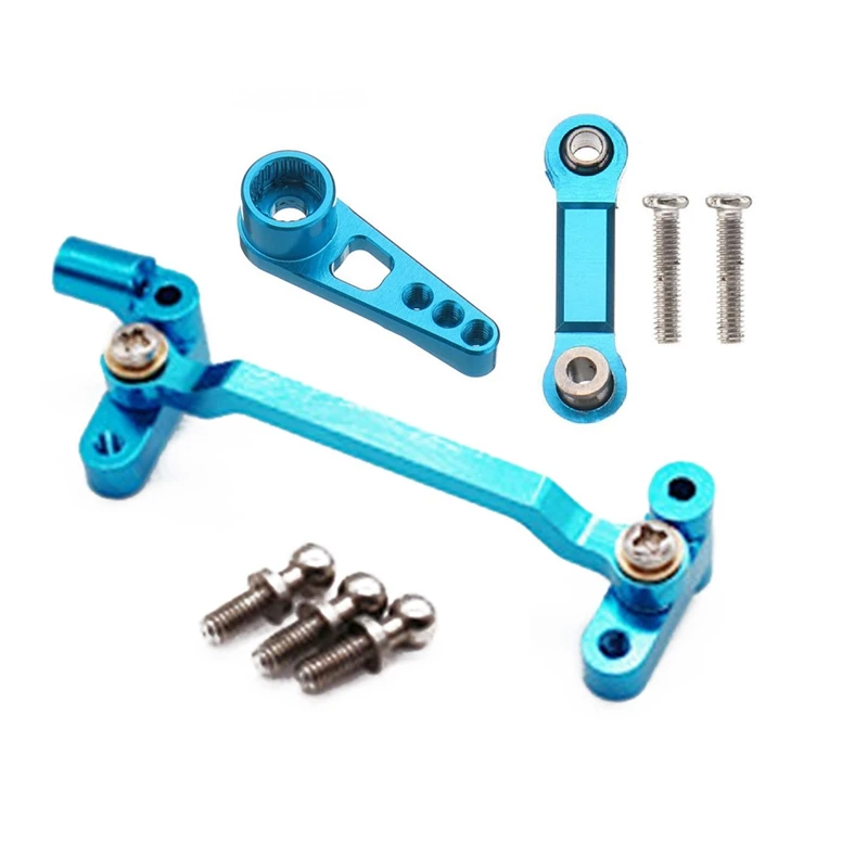 2Set For Wltoys RC Parts: 1 Set Steering Cylinder Mounting Block & 1 Set 25T Steering Servo Horn Arm + Servo Rudder Rod
2Set For Wltoys RC Parts: 1 Set Steering Cylinder Mounting Block & 1 Set 25T Steering Servo Horn Arm + Servo Rudder Rod