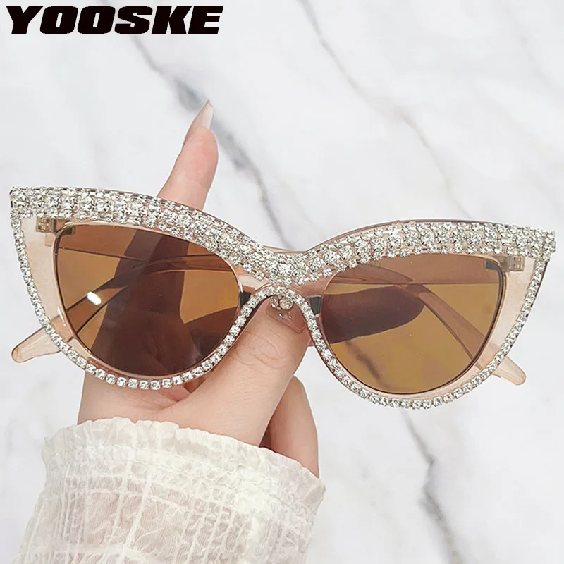 NYWOOH Cat Eye Diamond Sunglasses for Women Luxury Brand Design Diamonds Sun Glasses Ladies Black Brown Eyeglasses Shades UV400
NYWOOH Cat Eye Diamond Sunglasses for Women Luxury Brand Design Diamonds Sun Glasses Ladies Black Brown Eyeglasses Shades UV400