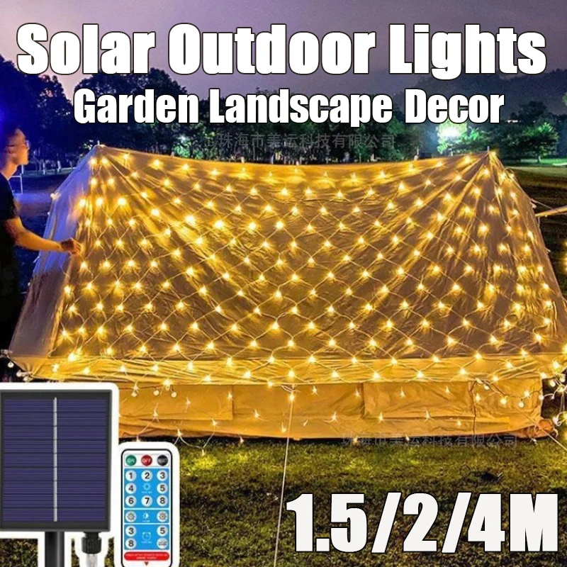 LED Solar Mesh Light Fishing Net Flashing String Outdoor Lamp Low-Voltage Waterproof Courtyard Garden Camping Lawn Holiday Decor
LED Solar Mesh Light Fishing Net Flashing String Outdoor Lamp Low-Voltage Waterproof Courtyard Garden Camping Lawn Holiday Decor