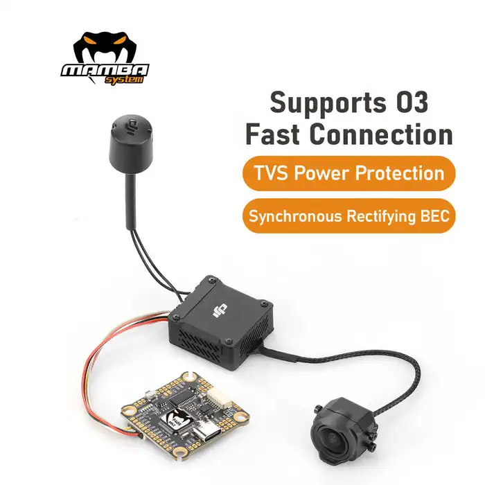 DIATONE MAMBA Flight Stack Combo F405 MK2 V2 Betaflight Flight Controller and F50 50A3-6S Blhelis DSHOT600 OSD FPV Racing Brus
DIATONE MAMBA Flight Stack Combo F405 MK2 V2 Betaflight Flight Controller and F50 50A3-6S Blhelis DSHOT600 OSD FPV Racing Brus