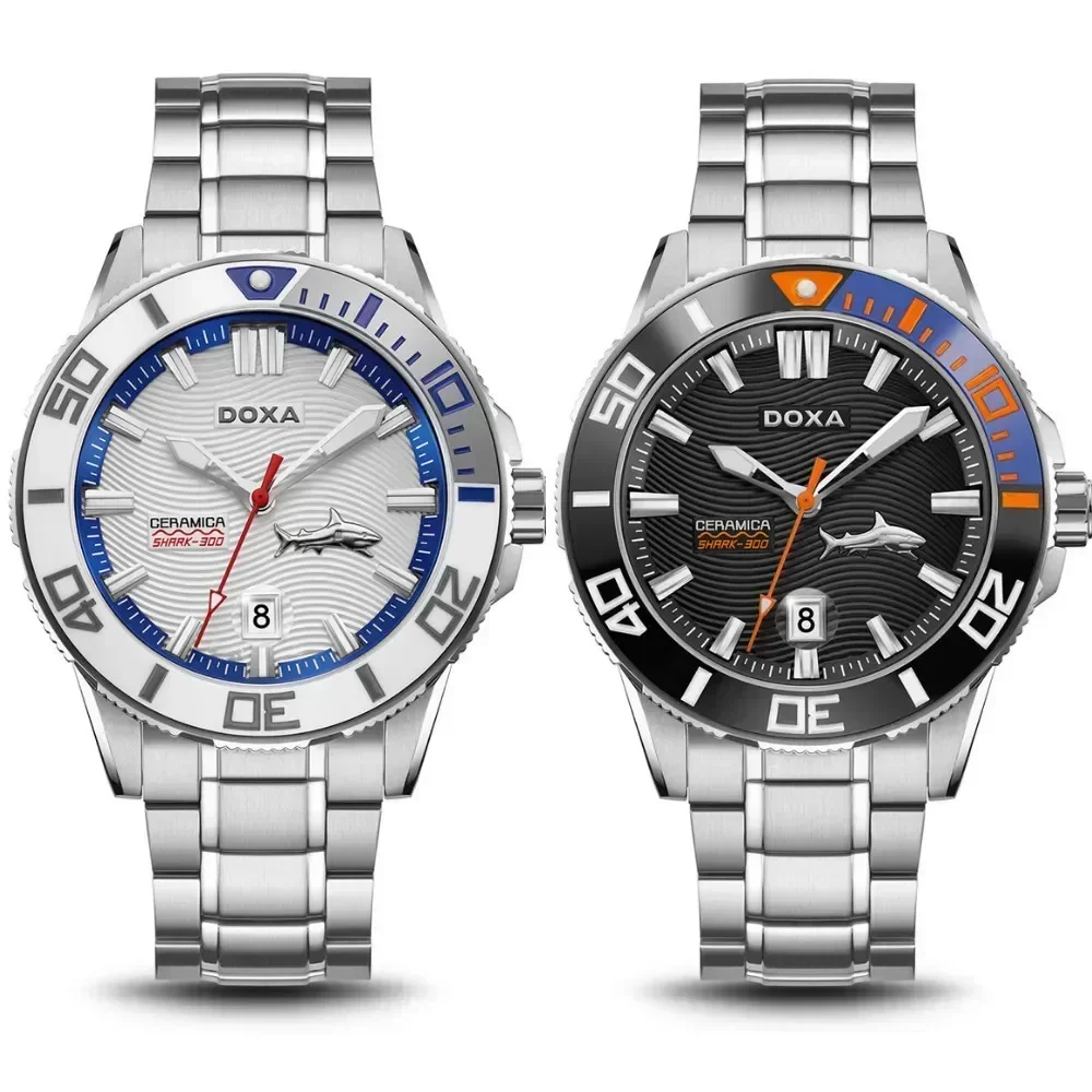 New DOXA Men's Ceramic Ring Clock Men's Luxury Glow Function Chronometer Code Watch Business Fashion Leisure Quartz Watch
New DOXA Men's Ceramic Ring Clock Men's Luxury Glow Function Chronometer Code Watch Business Fashion Leisure Quartz Watch