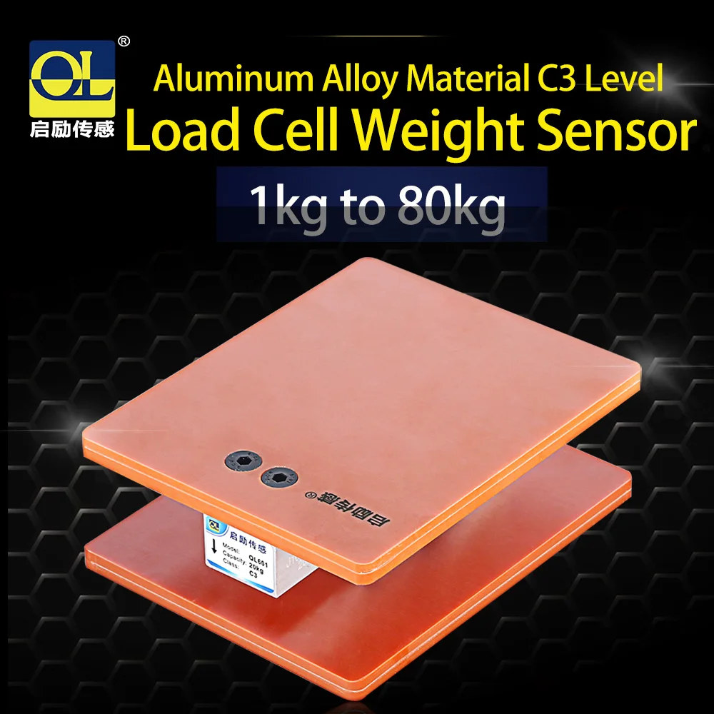 

Wide Measurement Platform Load Cell Scale Pressure Sensor Electronic Weight Weighing Sensor 1kg 2kg 10kg 20kg 40kg 80kg