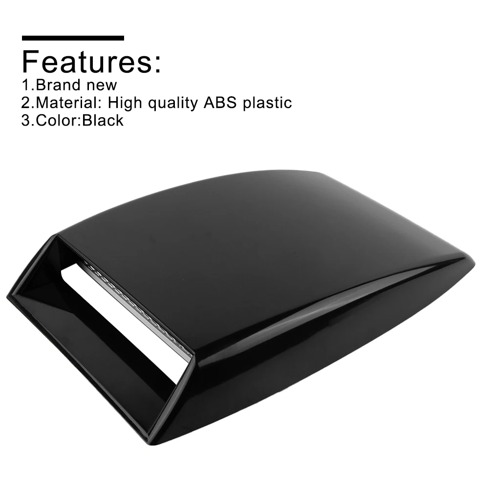 Universal Car SUV Decorative Air Flow Intake Scoop Bonnet Vent Cover Hood Black Air Flow Vent Cover 1pcs ABS Air Flow Vent Cover
Universal Car SUV Decorative Air Flow Intake Scoop Bonnet Vent Cover Hood Black Air Flow Vent Cover 1pcs ABS Air Flow Vent Cover