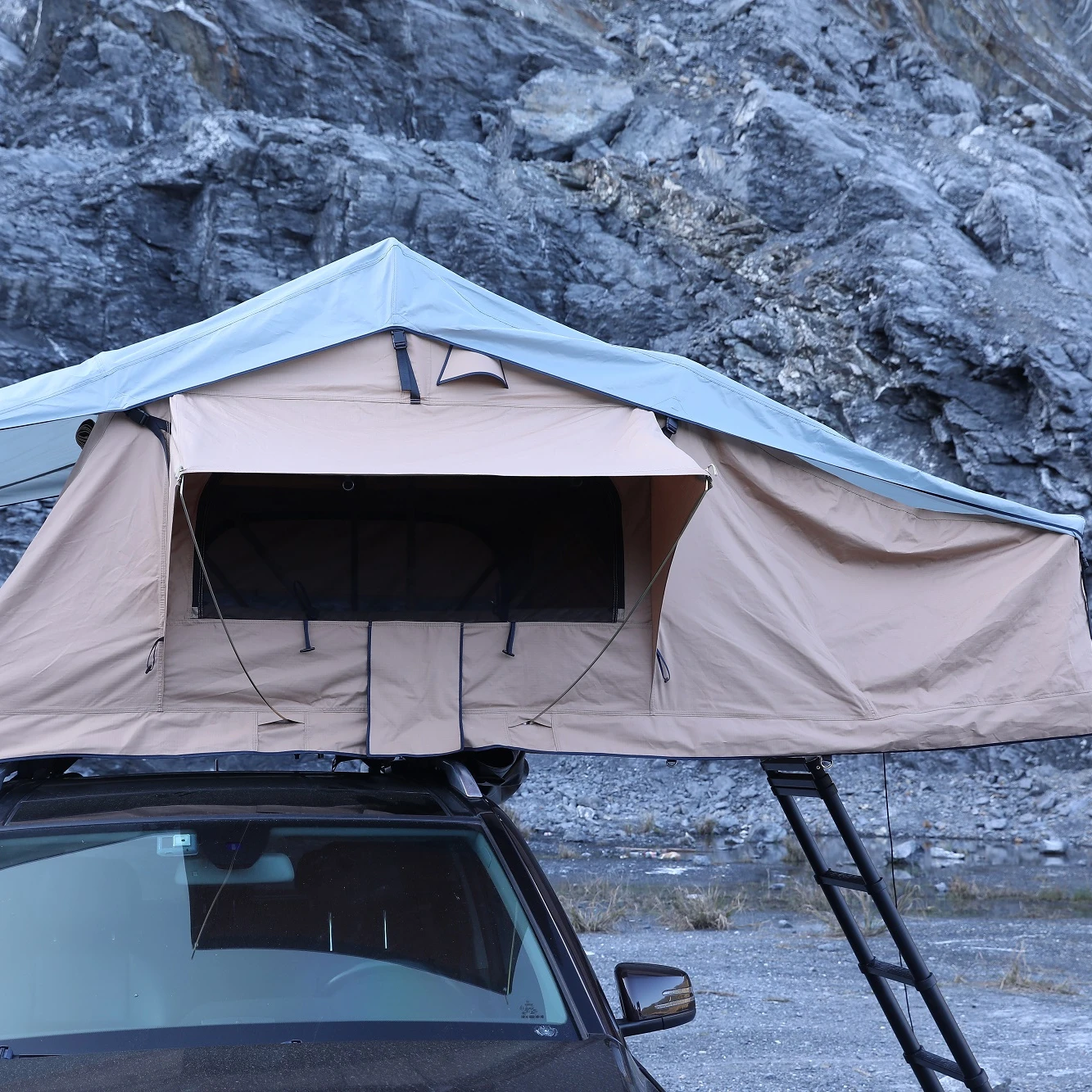 Q SL14 Rooftop Soft Shell Tent Automatic 4 people Suv 4x4 Car Roof Top Tent with awning
Q SL14 Rooftop Soft Shell Tent Automatic 4 people Suv 4x4 Car Roof Top Tent with awning