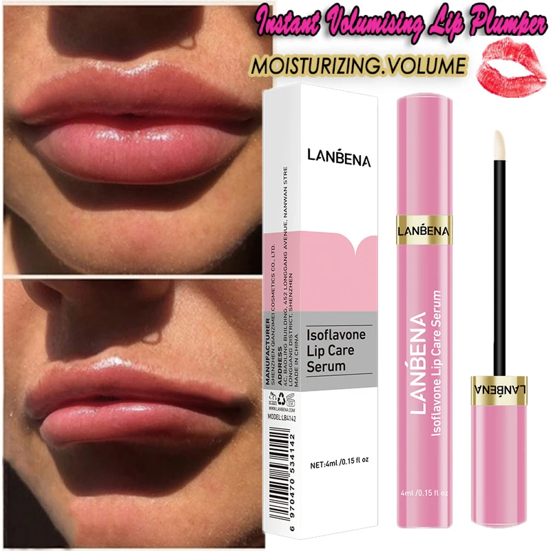Instant Volumising Lips Serum Plumper Moisturizing Nourish Repair Reduce Lip Fine Lines Increase Gloss Elasticity Sexy Lip Care
Instant Volumising Lips Serum Plumper Moisturizing Nourish Repair Reduce Lip Fine Lines Increase Gloss Elasticity Sexy Lip Care