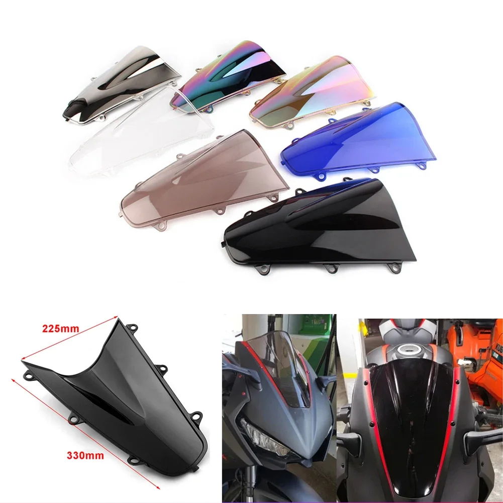 Motorcycle Double Bubble Windshield Deflector Protector Wind Screen For Honda CBR1000RR CBR 1000 RR 2017-2019 2020 2021 2022
Motorcycle Double Bubble Windshield Deflector Protector Wind Screen For Honda CBR1000RR CBR 1000 RR 2017-2019 2020 2021 2022
