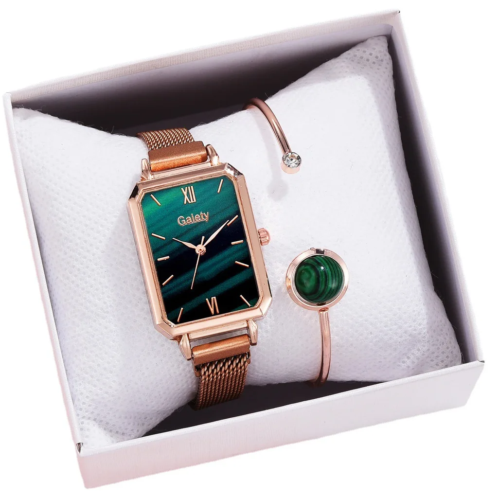 Luxury Brand Diamond Watches for Women Fashion Roman Scale Green Lady Quartz Wristwatch Waterproof Steel Band Bracelet Reloj 
Luxury Brand Diamond Watches for Women Fashion Roman Scale Green Lady Quartz Wristwatch Waterproof Steel Band Bracelet Reloj