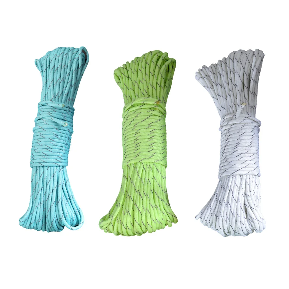 1pc 4MM Outdoor Luminous Reflective Rope Camping Rope Parts For Bundling Materials Tent Fixing Canopy Pull Rope Water Rescue
1pc 4MM Outdoor Luminous Reflective Rope Camping Rope Parts For Bundling Materials Tent Fixing Canopy Pull Rope Water Rescue