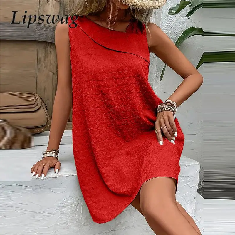Elegant Solid Color Strap Office Dress Women's Fashion V-Neck Loose Pullover Dress New Casual Commuter Off-Shoulder Mini Dress
Elegant Solid Color Strap Office Dress Women's Fashion V-Neck Loose Pullover Dress New Casual Commuter Off-Shoulder Mini Dress