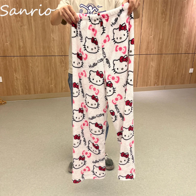 Sanrio Hello Kitty Cartoon Warm Casual Home Pants Printed Flannel Autumn Winter Sleeping Pants Thermal Trousers for The Elderly
Sanrio Hello Kitty Cartoon Warm Casual Home Pants Printed Flannel Autumn Winter Sleeping Pants Thermal Trousers for The Elderly