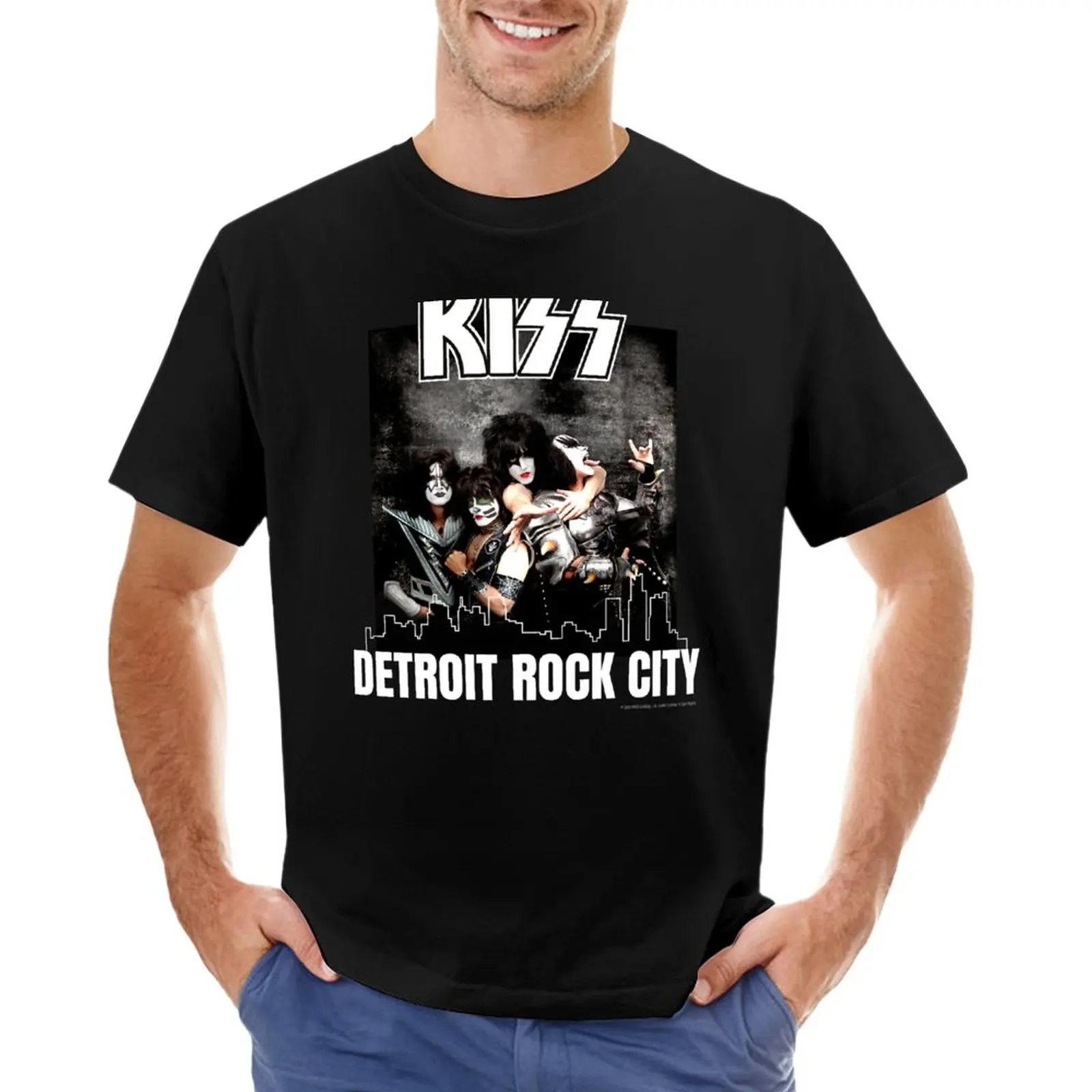 

Kiss Band Detroit Rock City T-Shirt Short t-shirt graphic t shirts men graphic t shirts