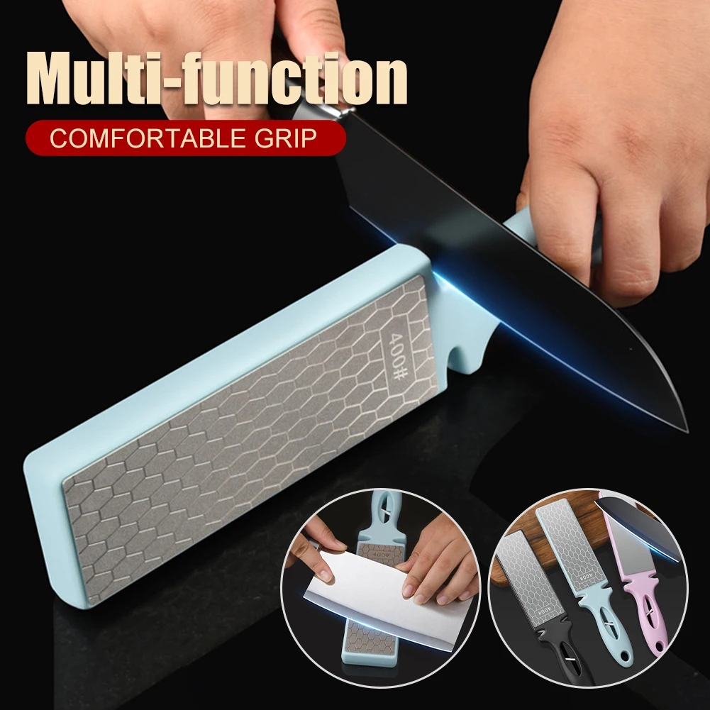 5-in-1 Emery Knife Sharpener 400 1000 Grit Handheld Double-Sided Knife Sharpning Stone Scissors Sharpener Kitchen Accessories
5-in-1 Emery Knife Sharpener 400 1000 Grit Handheld Double-Sided Knife Sharpning Stone Scissors Sharpener Kitchen Accessories