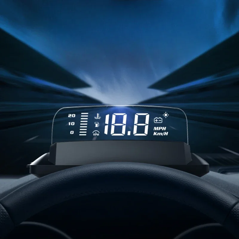Automotive HUD Head Up Display OBD Display Multifunctional High Definition Suspension Projection Fuel Consumption Speed Bar
Automotive HUD Head Up Display OBD Display Multifunctional High Definition Suspension Projection Fuel Consumption Speed Bar