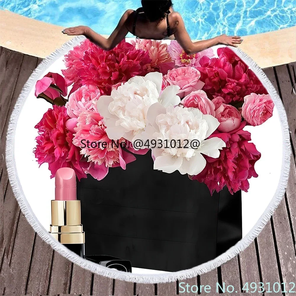 2023 Creative Perfume Rose Round Beach Towel Microfiber Bath Towel Yoga Mat Picnic Tapestry Home Textiles Swimming Mat Decor
2023 Creative Perfume Rose Round Beach Towel Microfiber Bath Towel Yoga Mat Picnic Tapestry Home Textiles Swimming Mat Decor