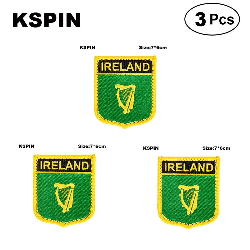 Ireland 5 Shiled Shape Flag Patches National Flag Patches For Cothing DIY Decoration
Ireland 5 Shiled Shape Flag Patches National Flag Patches For Cothing DIY Decoration