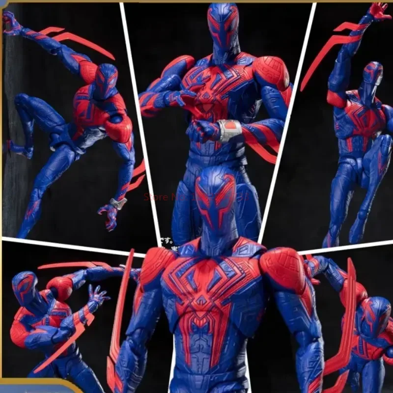 

17 см Ct Человек-паук 2099 Shf S.H. Фигурка Человека-паука через паук часть 1 Статуэтка подарки игрушки декор