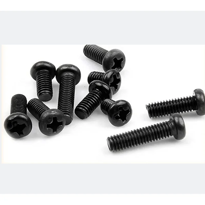 500pcs/lot M3/M4*(4-40) black carbon steel phillips round head small black screws electronic screw fasterner hardware 861
500pcs/lot M3/M4*(4-40) black carbon steel phillips round head small black screws electronic screw fasterner hardware 861