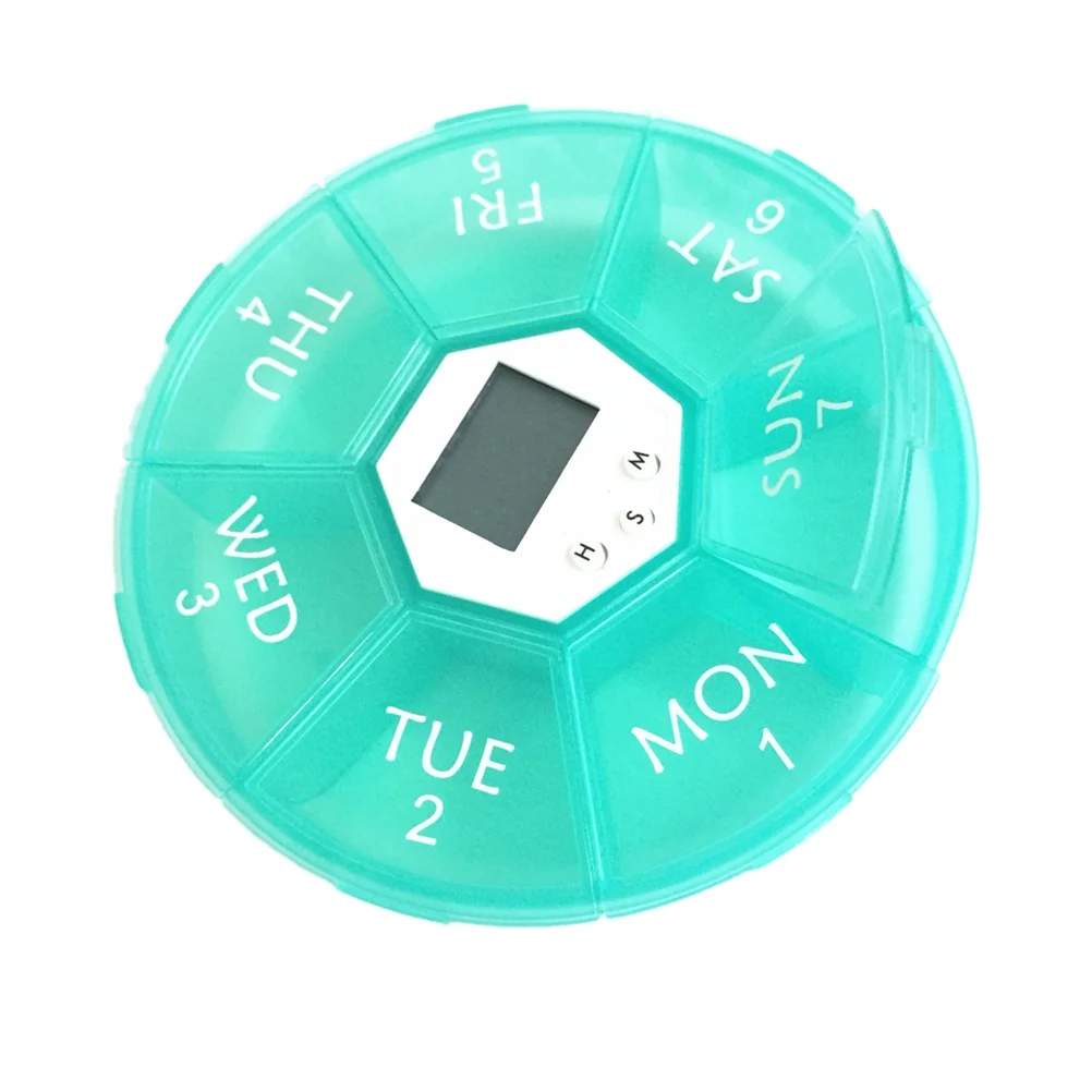 Portable Electronic Digital Box Timer with Alarm Date Display Smart Case Reminder (Green)
Portable Electronic Digital Box Timer with Alarm Date Display Smart Case Reminder (Green)