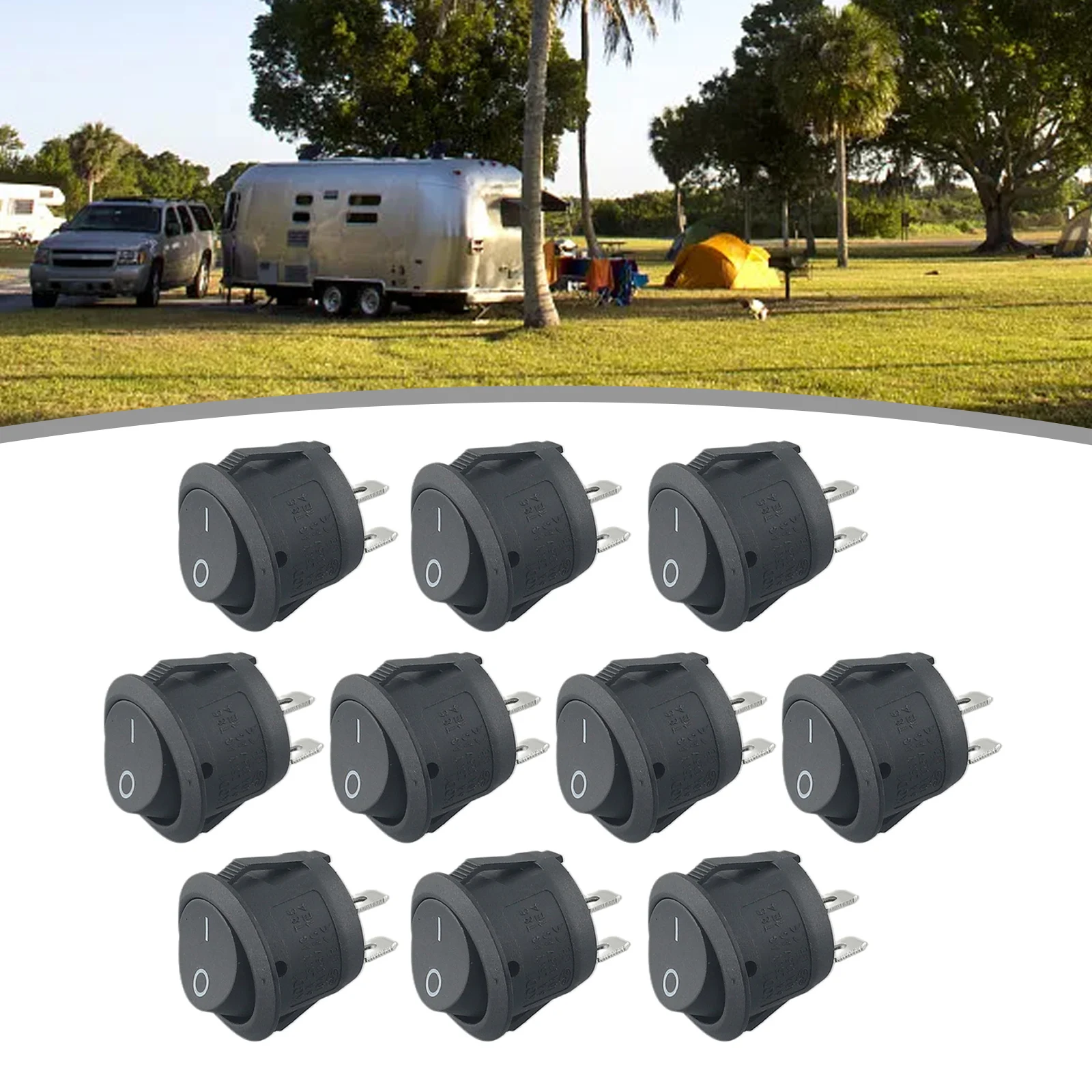 5/10Pcs ON/OFF Round Rocker Toggle Switch 6A/250VAC Power Switch Cap With Plastic Push Button Switch 2PIN Rocker Switch
5/10Pcs ON/OFF Round Rocker Toggle Switch 6A/250VAC Power Switch Cap With Plastic Push Button Switch 2PIN Rocker Switch
